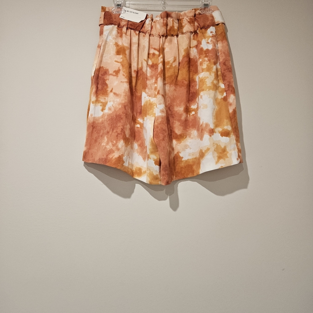 Ann Taylor Tie Dye Belted Shorts Size 8 - Picture 3 of 5